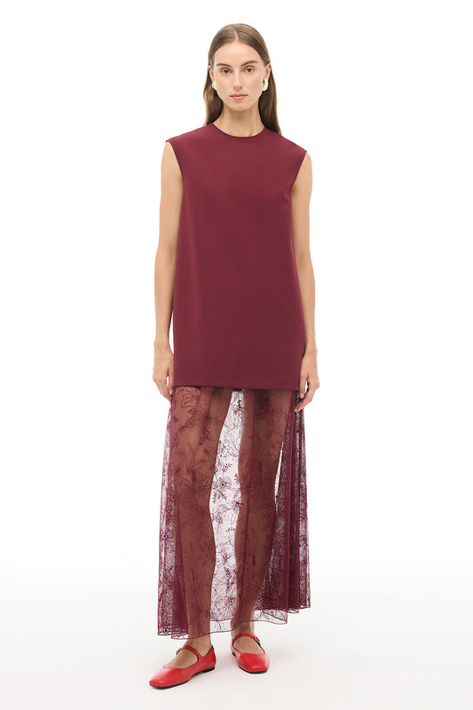 Stars Fustan Burgundy 4082