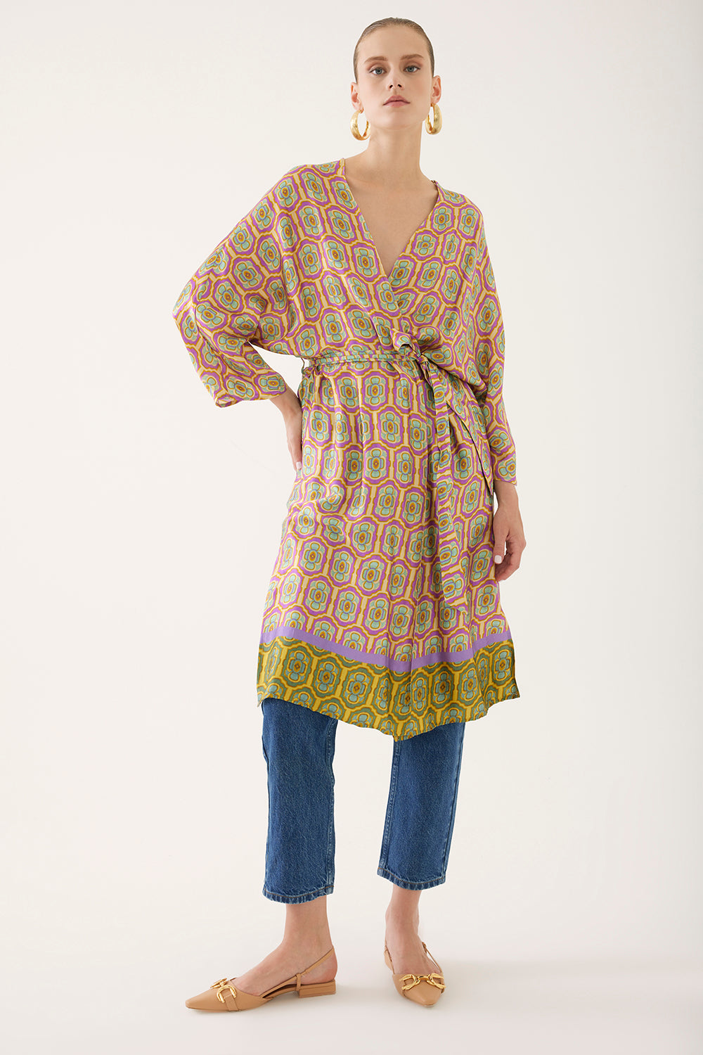 Beauty Kimono Shumë Ngjyrëshe 0012