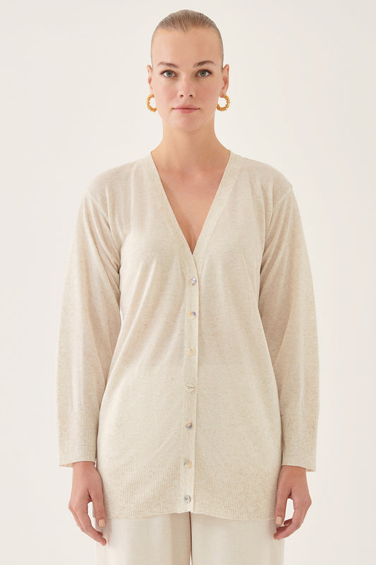Illas Triko Cardigan Bezhë 0317